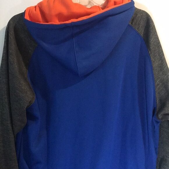 Colosseum Men's Blue Gray Hooded Zip Up Jacket Size Large - Picture 5 of 6